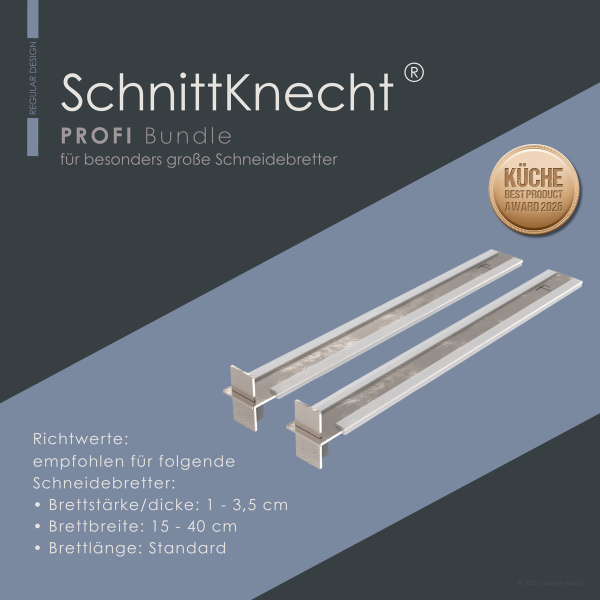 SchnittKnecht® Profi Bundle | Für große Schneidebretter & Profi-Küchen – SchnittKnecht®